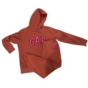 GAP Rust Hoodie and Jogger Set